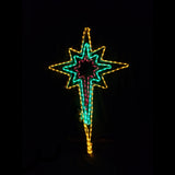 Christmas LED 3 Layer Nativity Northern Star Animated Outdoor Motif 8 Functions 121x71cm