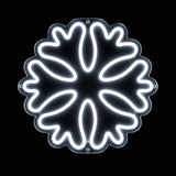 Christmas LED Neon Acrylic Board Snowflake 44x40cm Outdoor Display