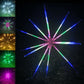 Christmas 640 LED Burst Star Fireworks Animated Waterflow Effect 100cm Diameter Height Adjustable