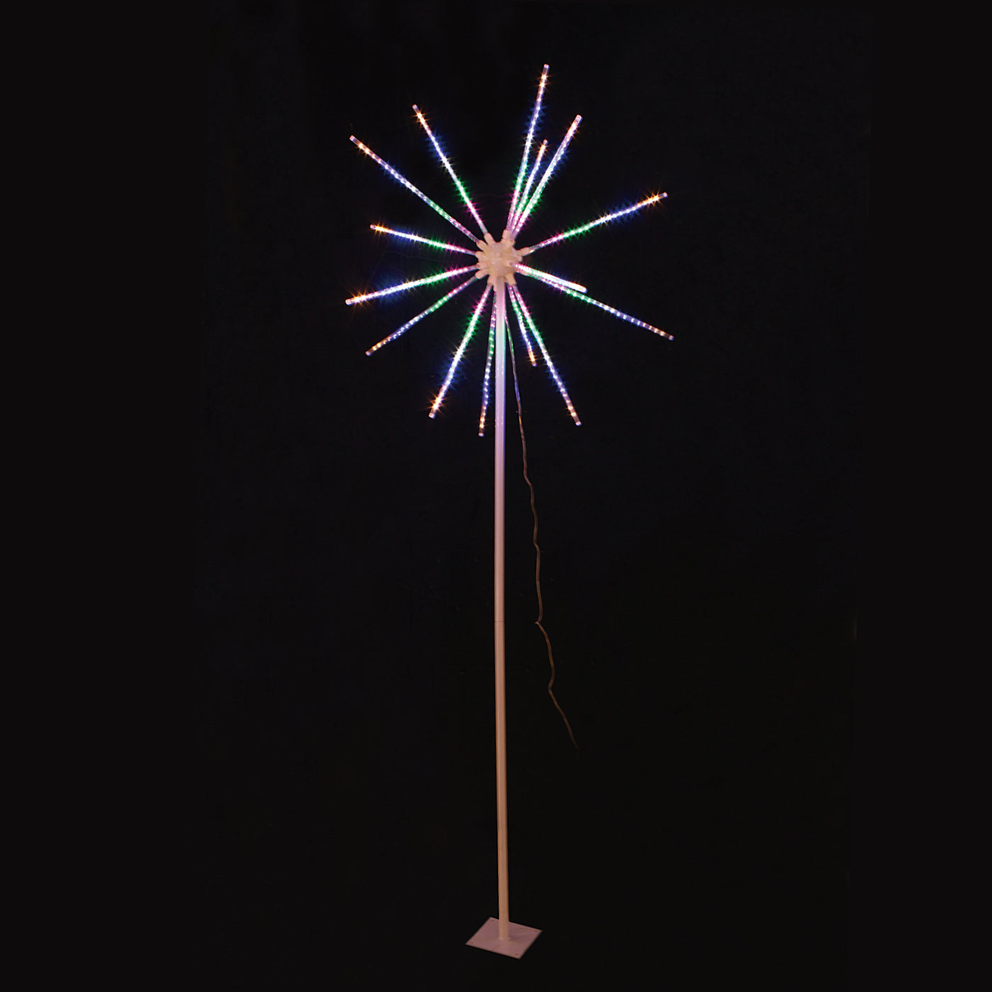 Christmas 640 LED Burst Star Fireworks Animated Waterflow Effect 100cm Diameter Height Adjustable