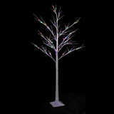 Clearance Christmas Decoration 150cm White Birch Twig Branch Tree Multicolour LED Tips Indoor/Outdoor