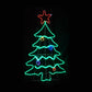 Christmas LED Motif Christmas Tree 136x87cm Indoor Outdoor Display Sign