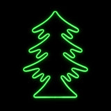 Christmas LED Neon Motif Green Xmas Tree 85x62cm Outdoor Display