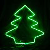 Christmas LED Neon Motif Green Christmas Tree 46x50cm Outdoor Display