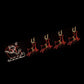 Christmas LED Motif Animated Santa Sleigh & Reindeers 560x80cm Outdoor Display Connectable