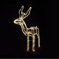 3D LED Christmas Motif 100x116cm Motorised Buck Reindeer Indoor/Outdoor