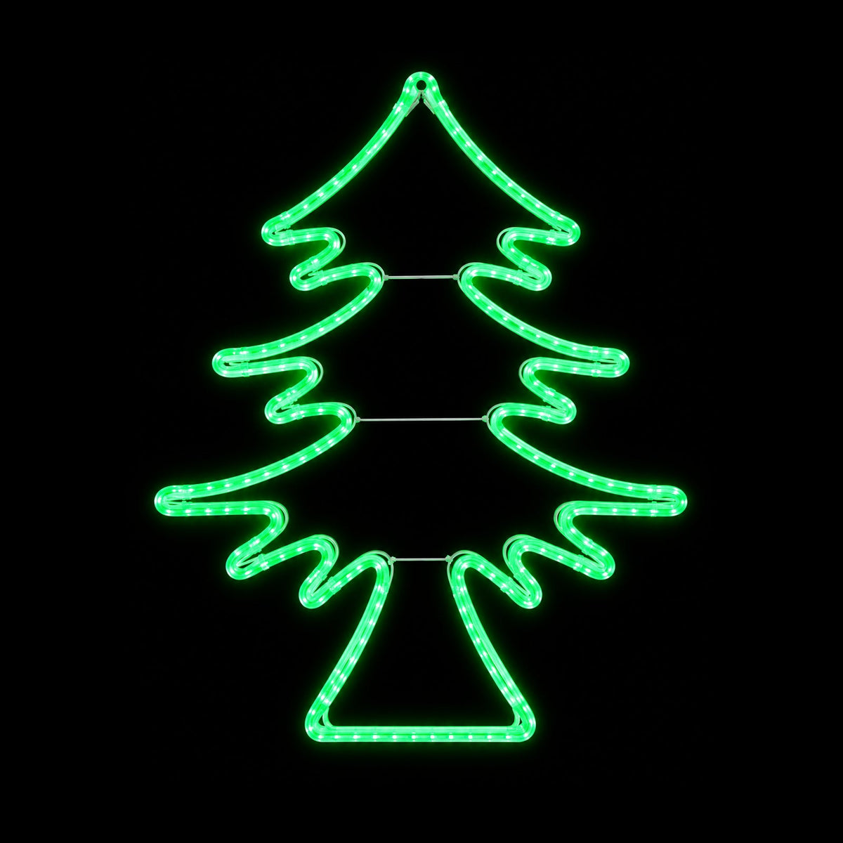 Christmas LED Neon Motif Green Christmas Tree 52x44cm Outdoor Display