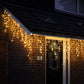 Icicle Lights 500 LED Christmas Events Decorations 8 Function 20m Long Indoor/Outdoor