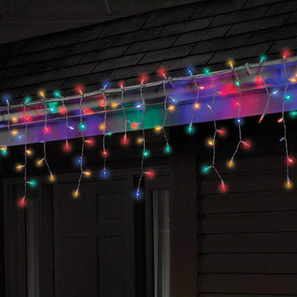 Icicle Lights 500 LED Christmas Events Decorations 8 Function 20m Long Indoor/Outdoor