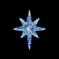 Christmas LED Motif Twinkling Blue White LED Nativity Northern Star 74x59cm Outdoor Motif Sign