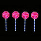 Solar Powered LED Garden Christmas Stakes Candy Cane/Santa Stop/Christmas Tree Sets