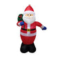 Christmas Decoration Inflatable 180cm Santa With Gift Sack LED Lit