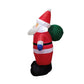 Christmas Decoration Inflatable 180cm Santa With Gift Sack LED Lit