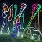 Christmas LED Motif 6 Pcs Jesus Birth Nativity Set Mary Joseph Shepherds Three Kings