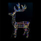 Christmas Decoration 3D Frame Standing Buck Reindeer 114cm Multi LED Indoor Outdoor